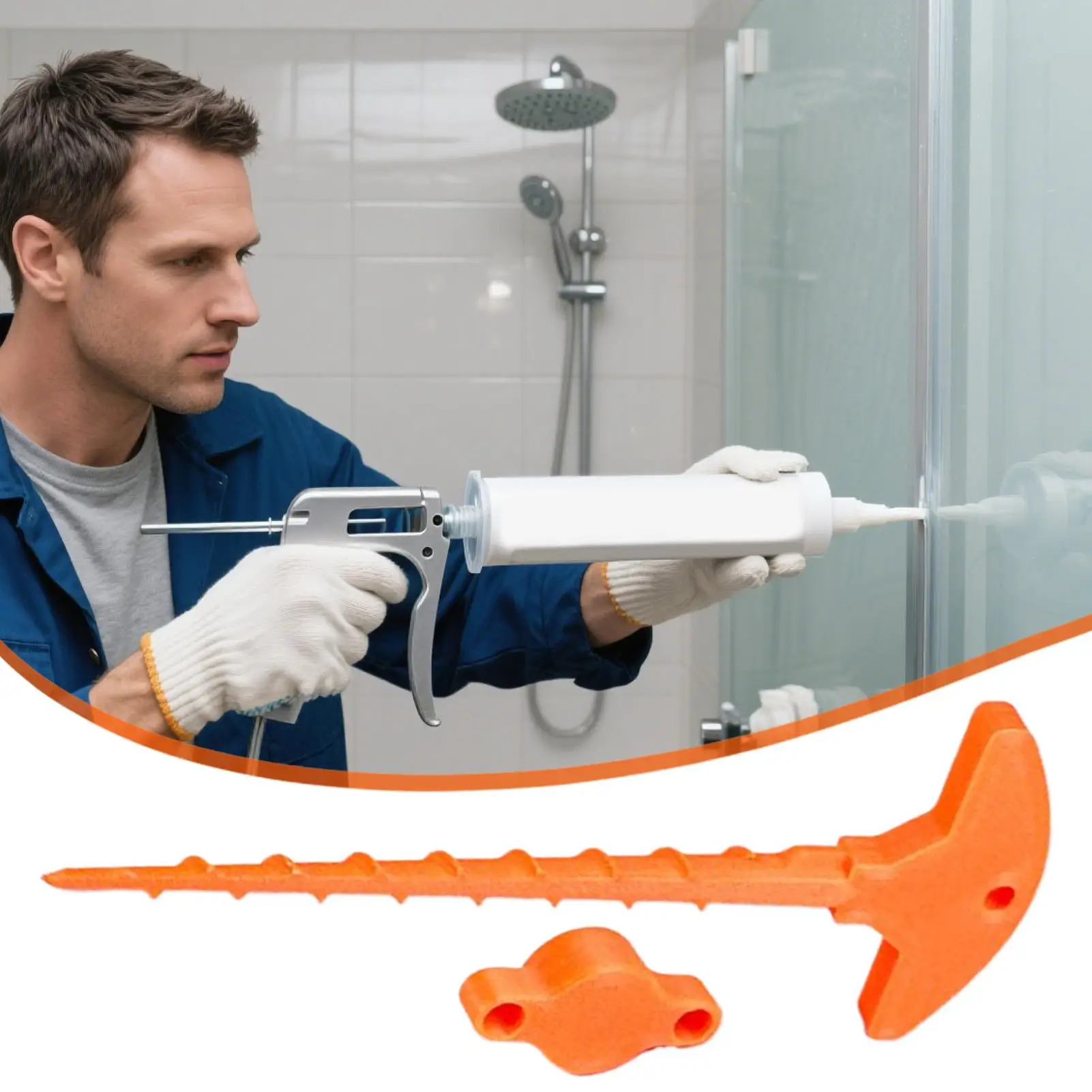 Caulk Saver Caulking Nozzle Cover Sealant Unclogger Applicator Lid for Glass Glue Foam Outdoor Adhesive Professional Beginner