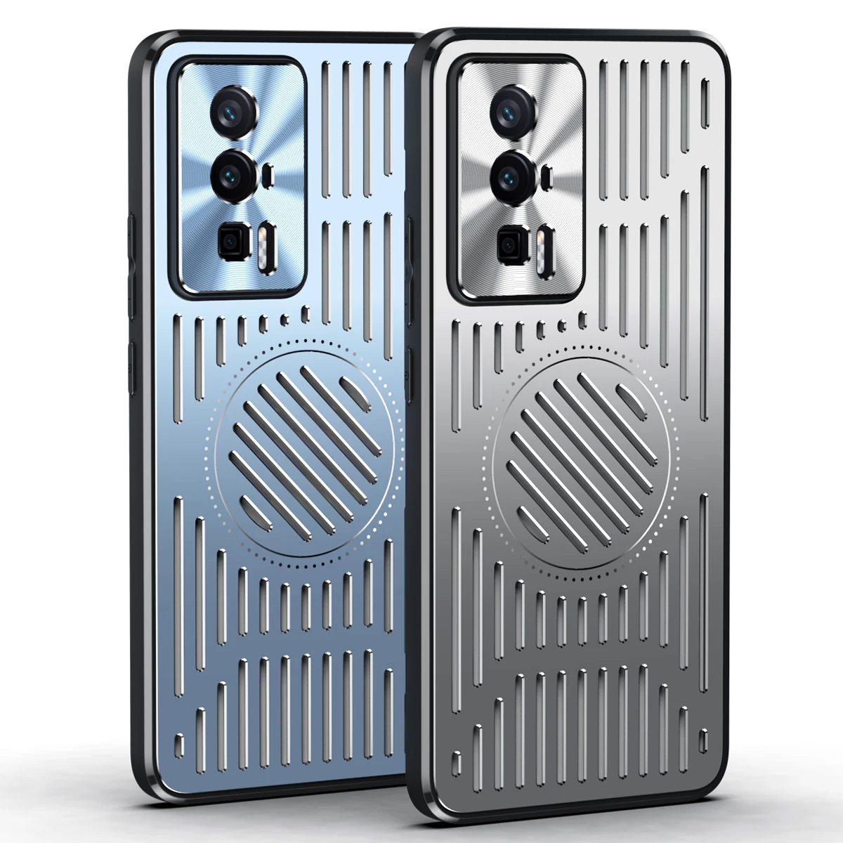 

Breathable Aluminium Alloy Shockproof Case For Xiaomi Redmi K50 Ultra K60 Ultra K60E Heat Dissipation Metal Case Wireless Charge