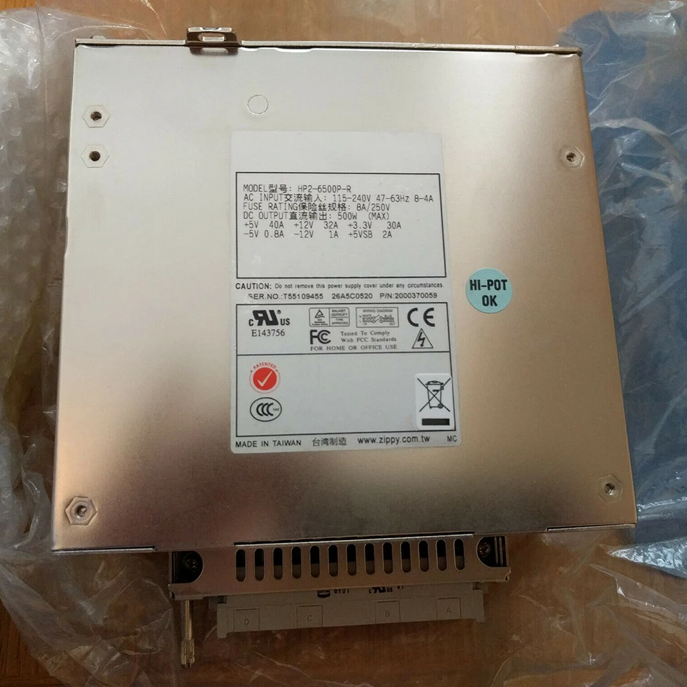 500W 서버 네트워크 머신 전원 공급 장치 HP2-6500P-R