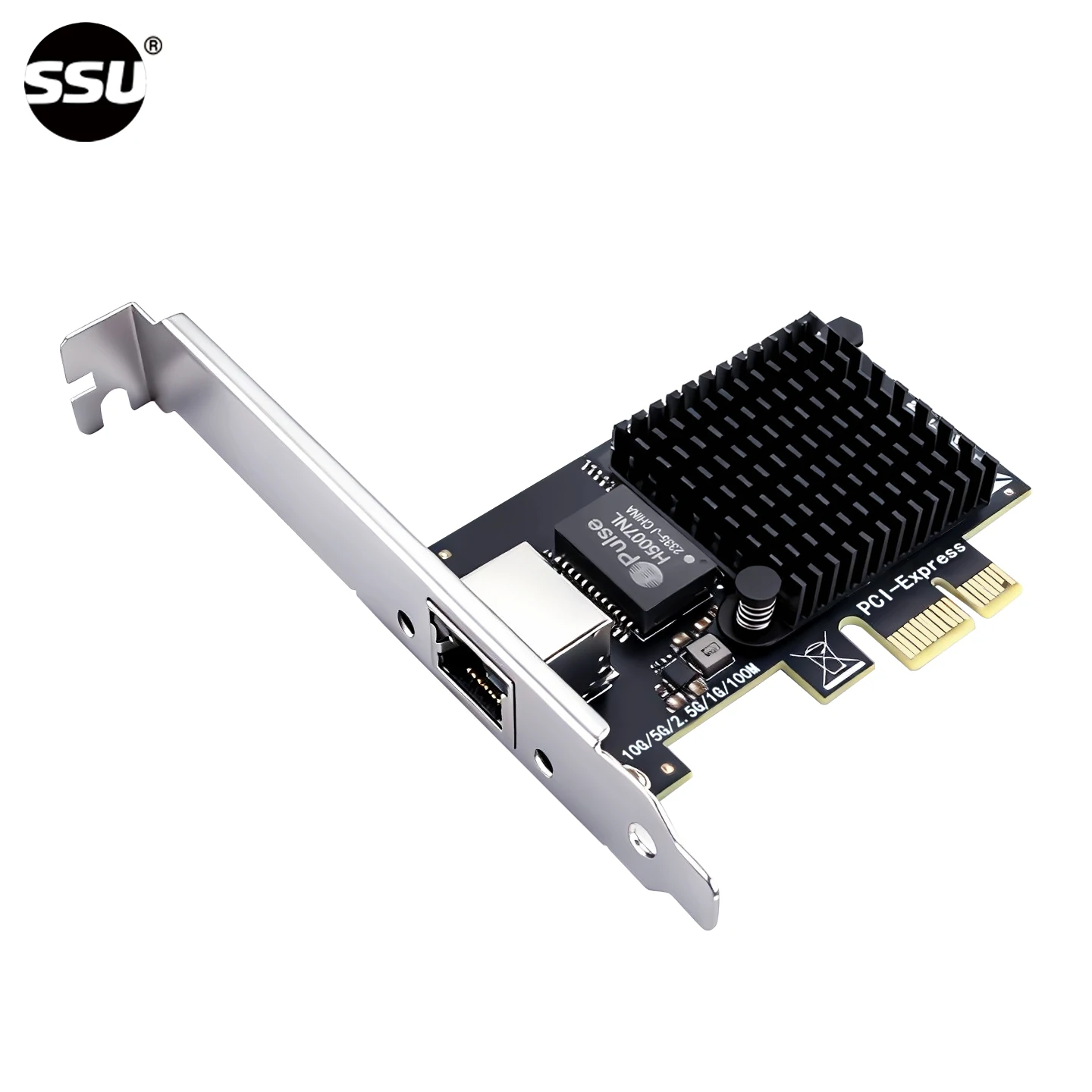 PCIe 4.0 x1 - 10Gbps RJ45 네트워크 카드, UEFI PXE 지원, Windows 10/11 호환