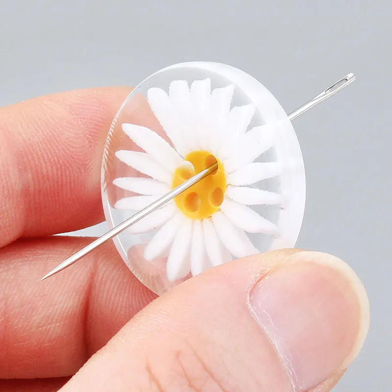 Daisy Mão Costura Botões De Resina, Botões De Artesanato, DIY Artesanato Roupas, 11.5-30mm, 20Pcs