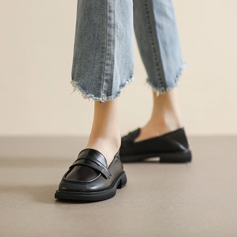 New Oxfords Women Mary Jane Shoes Woman Pumps Fashion Loafers Lolita Shoes JK Commuter Uniform Shoes Ladies Casual Platform