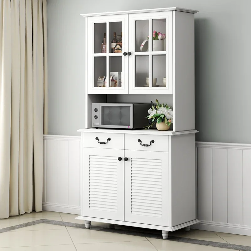 White Bar Cabinet Sideboard Storage Cupboard Nordic Dresser Wardrobe Filing Sideboard Modern Bar Luxury Cajonera Salon Furniture