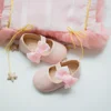 Spring Summer Newborn Baby Girl Shoes Bowknot Rubber Sole Anti-Slip First Walker Toddler Performance Dance Baby Shoes for Girl 4