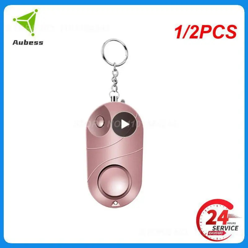 

1/2PCS Self Defense Alarm 130Db Security Alert Personal Safety Scream Loud Keychain Emergency Alarm For Elder Women Kids