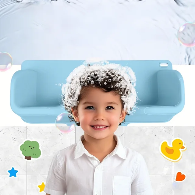 บ้านซิลิโคนเบาะล้างผม,อ่างแบบพกพาสําหรับหญิงตั้งครรภ์,ผู้สูงอายุและเด็ก,อ่างอาบน้ําผมซักผ้า,จัดเก็บง่าย, 1