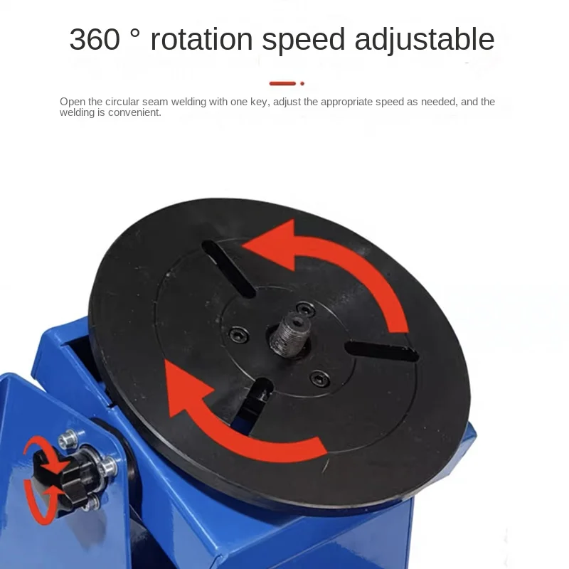 10kg Rotary Welding Positioner Turntable Tilt Table for Ring Welding with 65 Chuck-Positioner Machine Tool