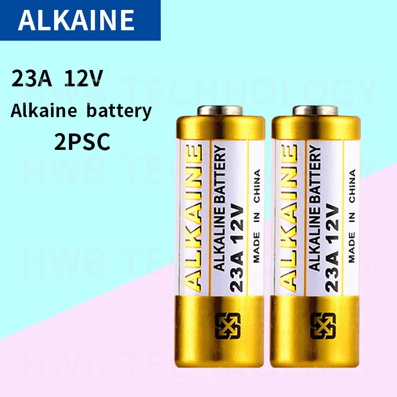 Alkaline battery 2pcs 12V 23A battery 12V 27A 23A 12 V 21/23 A23 E23A MN21 RC control remote controller RC Part