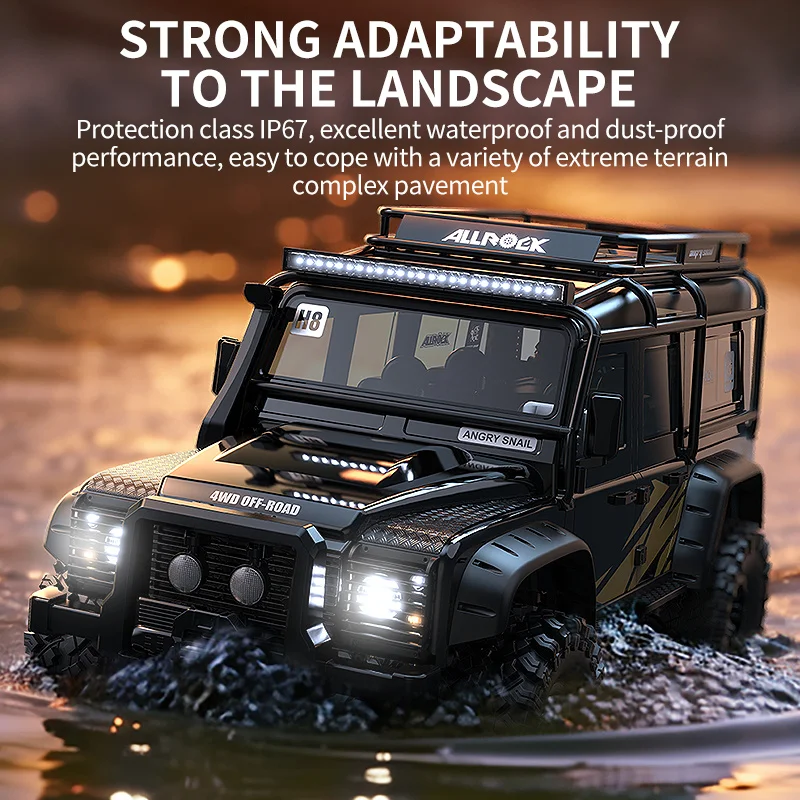 MJX H8H ׷̵ H8H + 1/8 1 8  ALLROCK   4WD 귯ø  RC ڵ ε  ũѷ 4x4 ̺