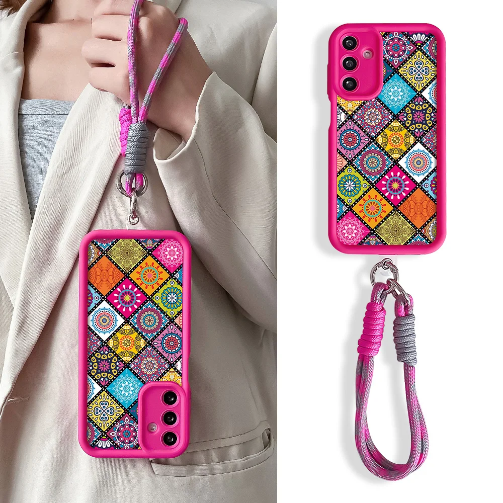Vintage-Style Lanyard Phone Case