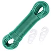 50M Washing Lines Long Rope Drying Clothes Hangers Steel Wire Lines PVC Camping Outdoors Garden Travel Supplies for Clothesline 2