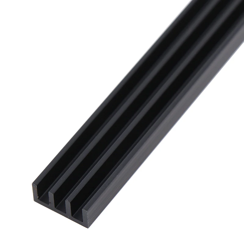 【C】2개 100x11x5mm 검정색 알루미늄 칩 라디에이터 히트싱크