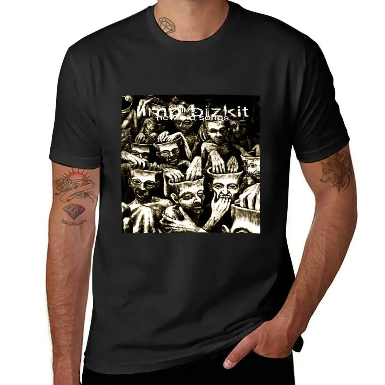 

Limp Bizkit band album T-shirt customs korean fashion mens tall t shirts