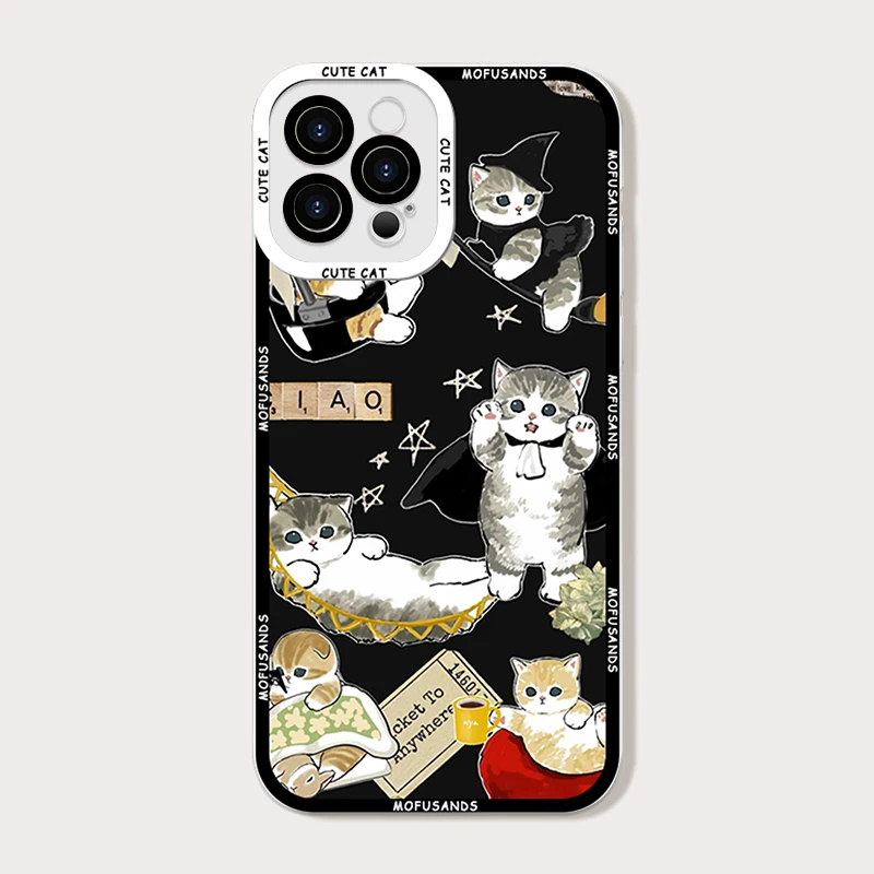 Cute Cartoon Shark Cat Phone Case