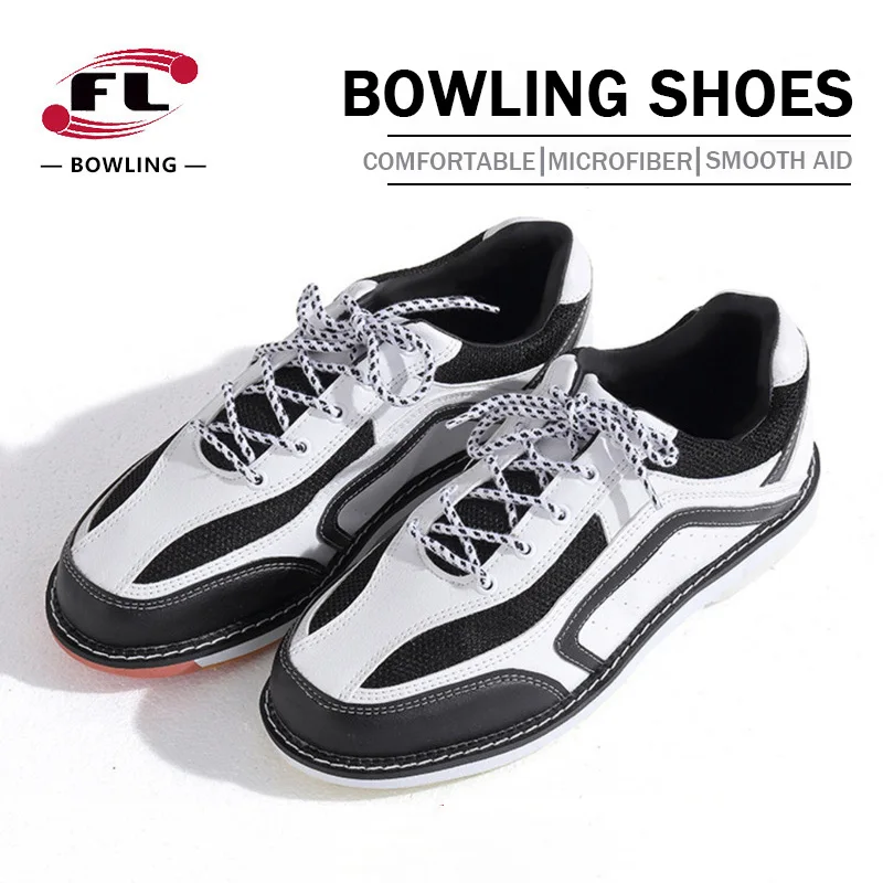 TaoBo New Unisex Bowling Footwear for Beginners&Pros Orthotic Support Moisture-Wicking Bowling Boots Breathable Sport Shoes