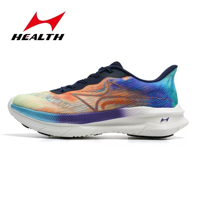 

Health Men Carbon Plate Professional Marathon Shoes Breathable Ultra Light Kilometer Race Running Jogging Sneakers