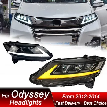 Car Headlights For Honda Odyssey 2015-2021 Lexus style full LED Assembly Upgrade High Configure Projector Lens Accessories Kit