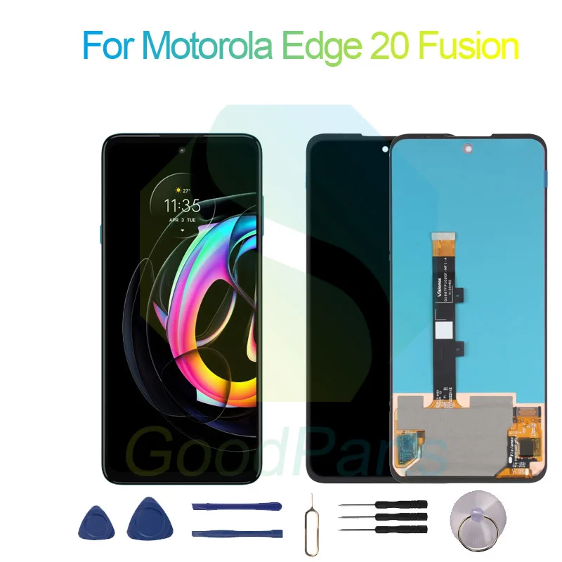 Per Motorola Edge 20 Fusion Display Lcd 6.7 "Per Moto Edge 20 Fusion Touch Digitizer Assembly Sostituzione