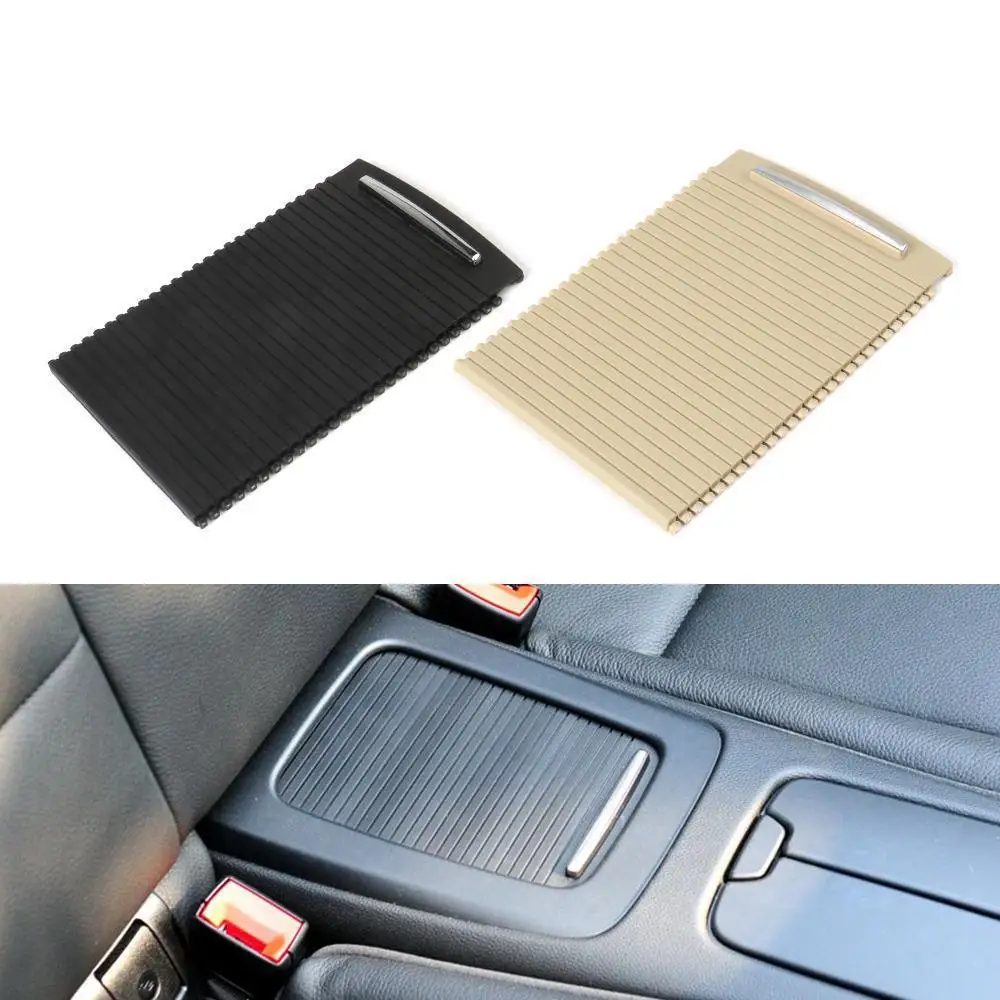 

Rear Console Storage Tray Cover Trim Slide Roller Blind Water Cup Holder Curtain For BMW E92 E93 M3 51166963913 2005-2012