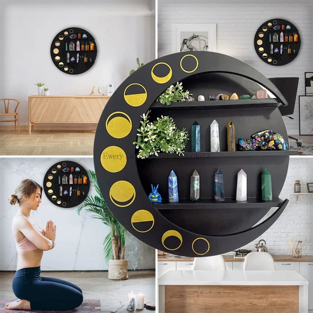 Crescent Moon 3-Tiered Shelf