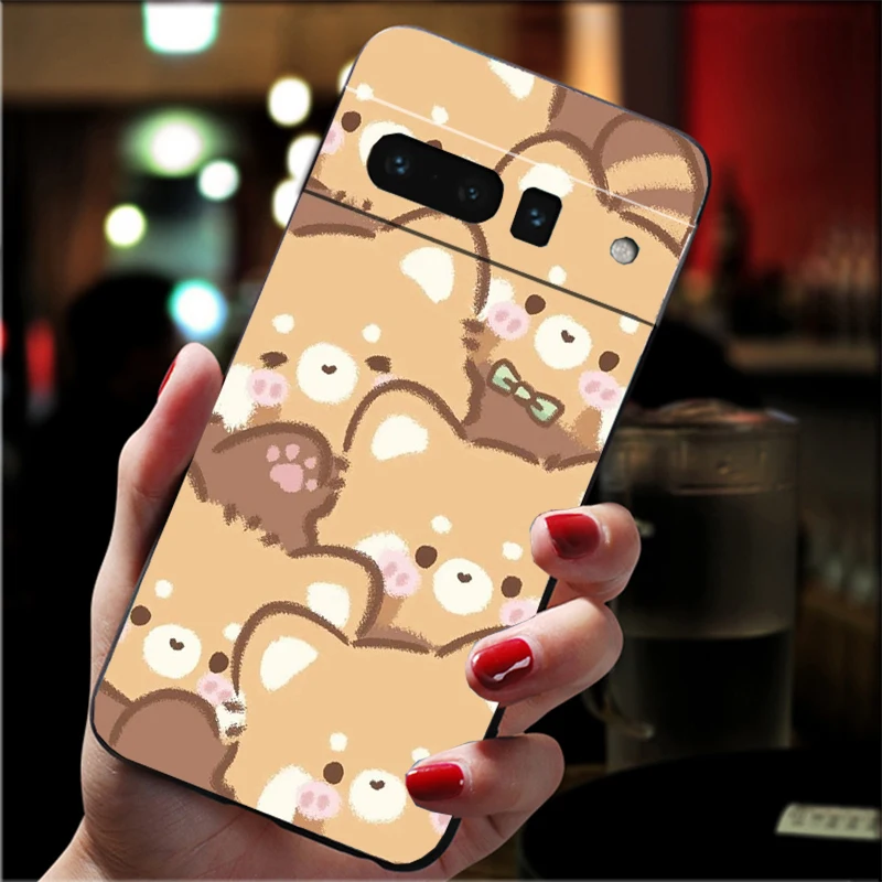 Adorable Animal Themed Phone Case - Cute Dog, Frog, and Pig Design