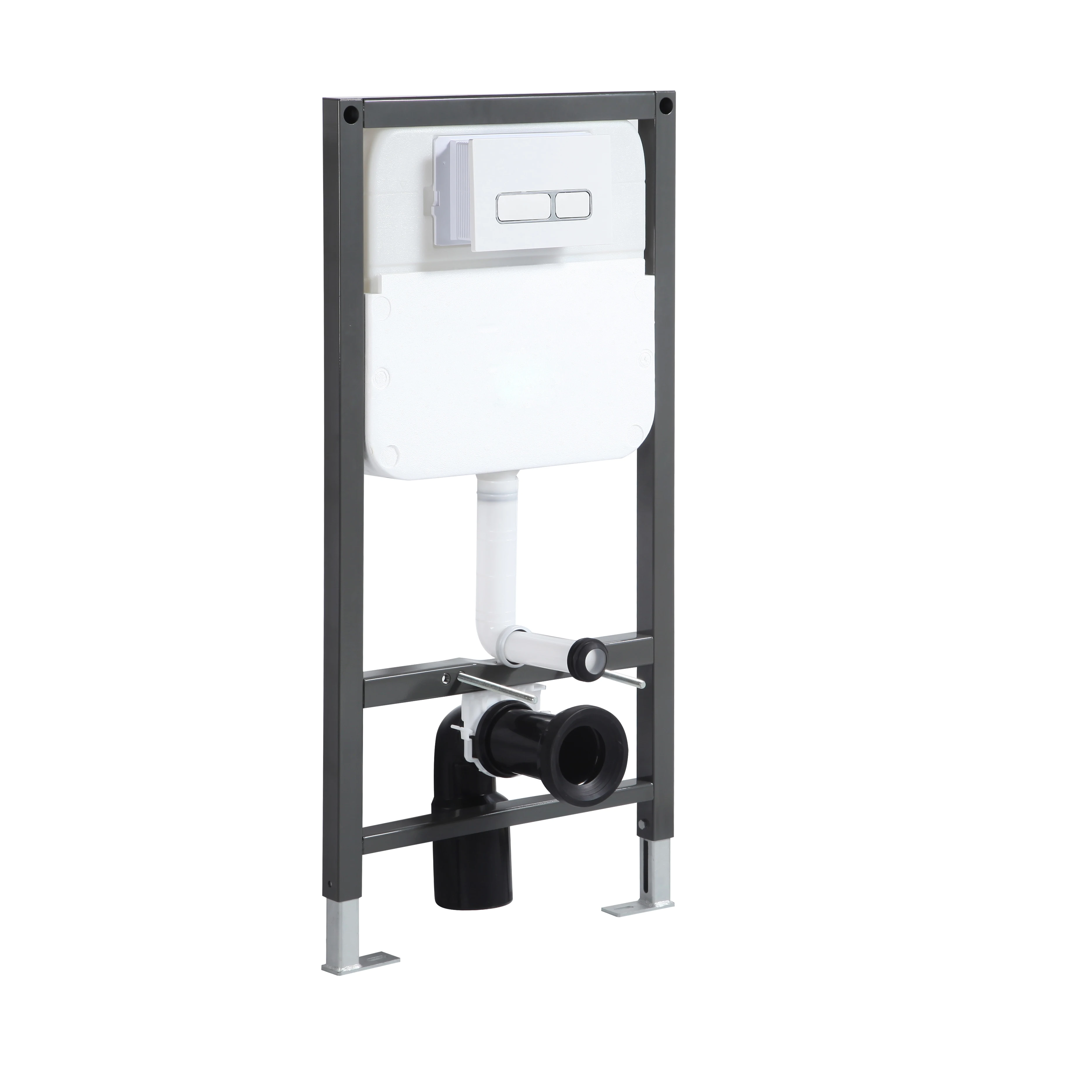 Hotel ceramic sanitary ware bathroom, frameless p-type trap wall-mounted toilet bowl tornado flushing