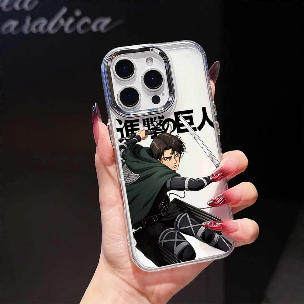 Anime Attack on Titan Transparent Soft Phone Case