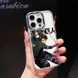 Anime Attack on Titan Transparent Soft Phone Case - iPhone 14 Pro (LYtm01)
