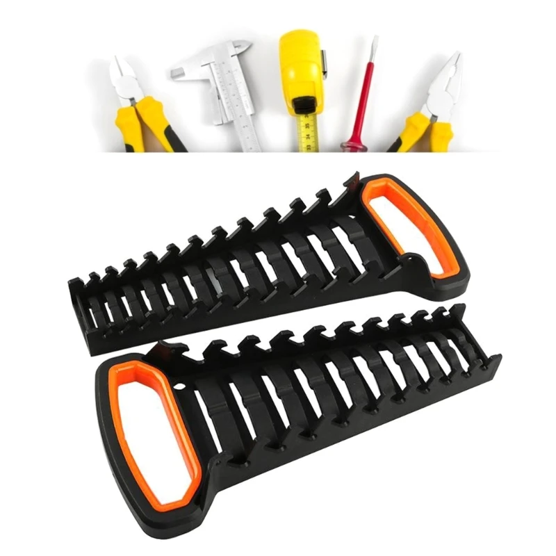 

2pcs Convenient Wrench Organizer Efficient Wrench Storage Solution Spanner Holder Neatly Store & Retrieve Your Wrenches