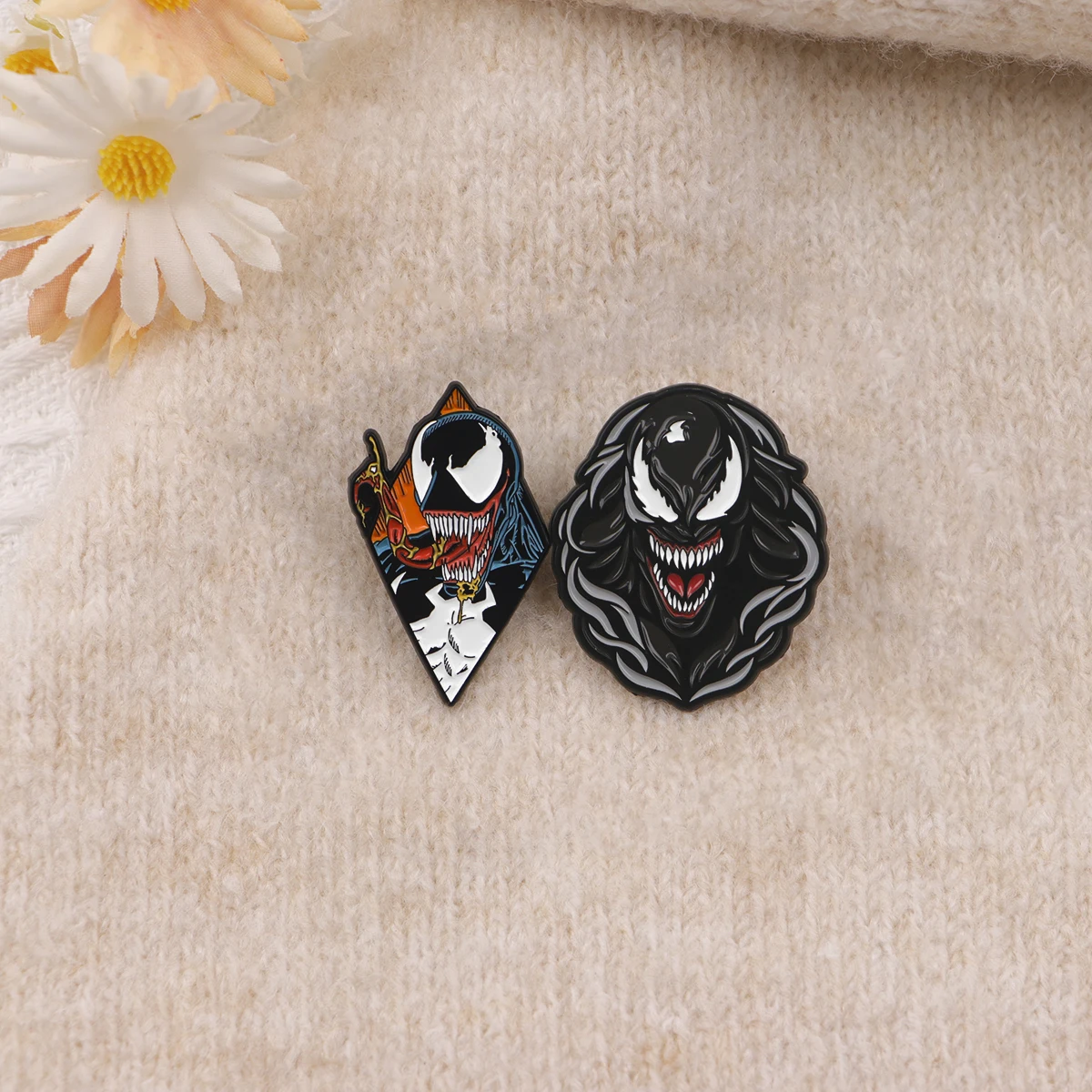 Cartoon Movie Hero Metal Brooch – Stylish Lapel Pin for Bags, Collars, and Clothes