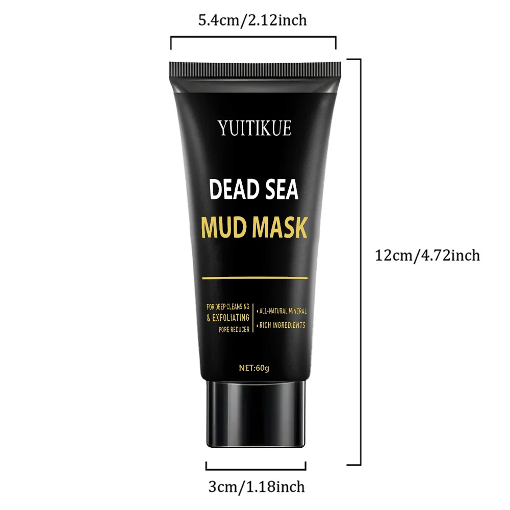 YUITIKEU peel-off mask, deeply cleanses and exfoliates, tightens pores, made from natural ingredients rich in minerals.