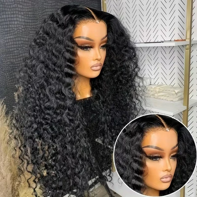 Perruque frontale en dentelle HD transparente 13x4 13x6, cheveux humains bouclés, style Loose Deep Wave, pour femmes 1