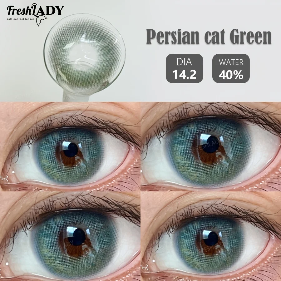 Natural Brown Soft Colored Contact Lenses - 1 Pair