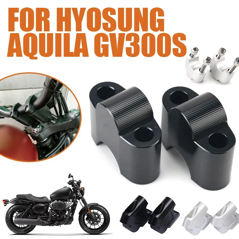 Motorcycle-Handlebar-Riser-Bar-Mount-Handle-Clamp-Rise-Heighten-Block ...