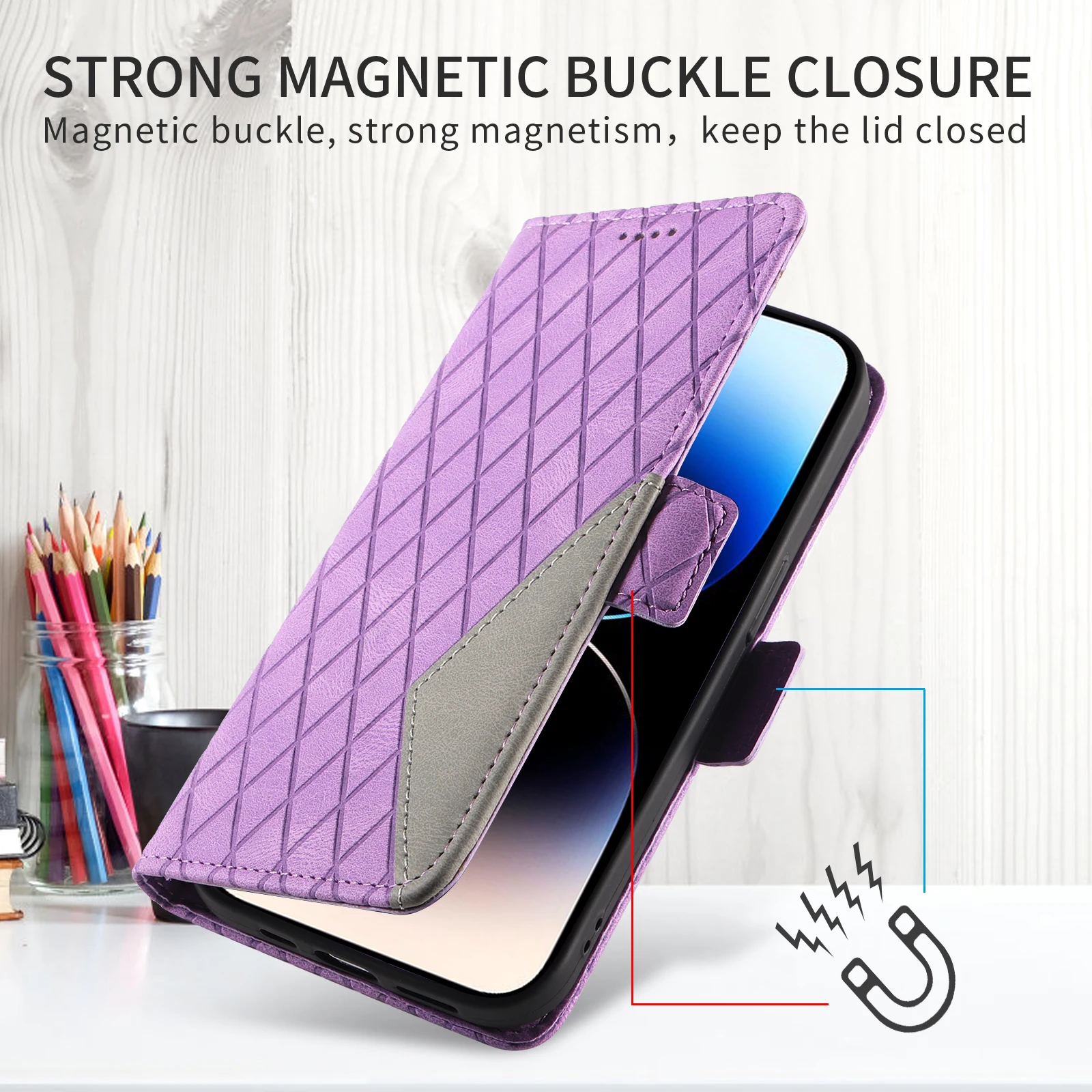 Premium Universal Wallet Phone Case - Stylish and Durable Protection