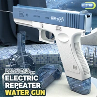 Electric Water Gun Large Capacity Full Automatic Water Pistol Summer Pool Beach Outdoor Praty Play Toys for Kids Adult Gifts 2