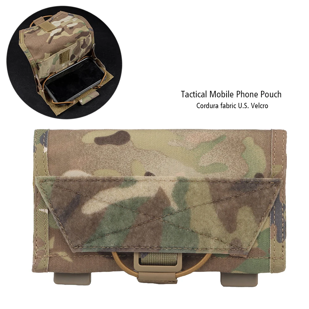 Military Mobile Phone Pouch Tactical Vest Molle Waist Bag Outdoor Fanny Backpack Hunting Airsoft Gear Accessories Belt Pack