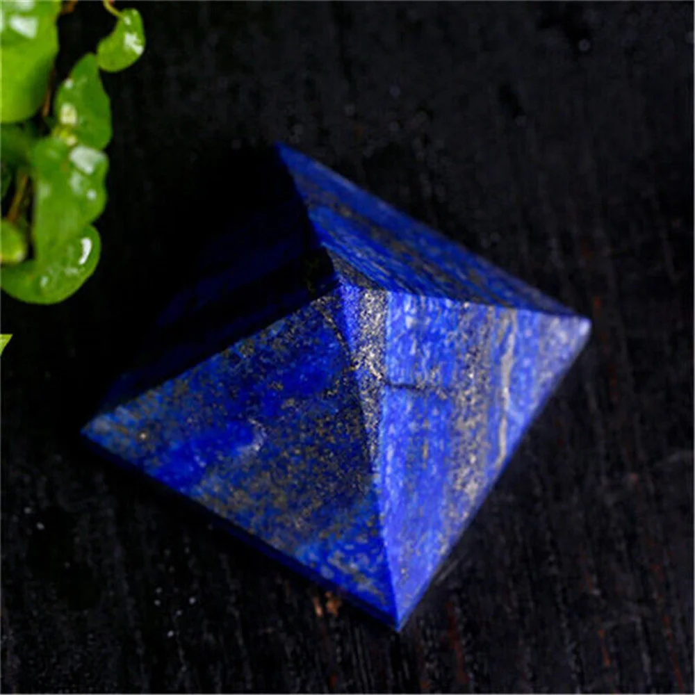 

Natural Pyramid Lapis Lazuli Crystal Energy Healing Polishing Craftwork Decoration Quartz Mineral Reiki Chakra Ornament Gift