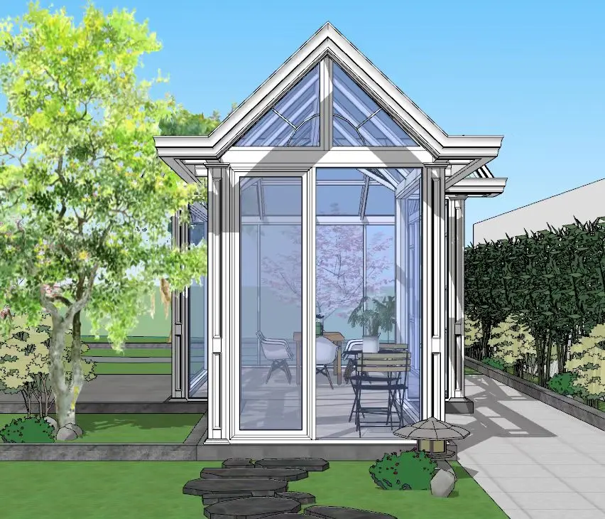 new style aluminum sunrooms & glass houses glass sunroom panels for