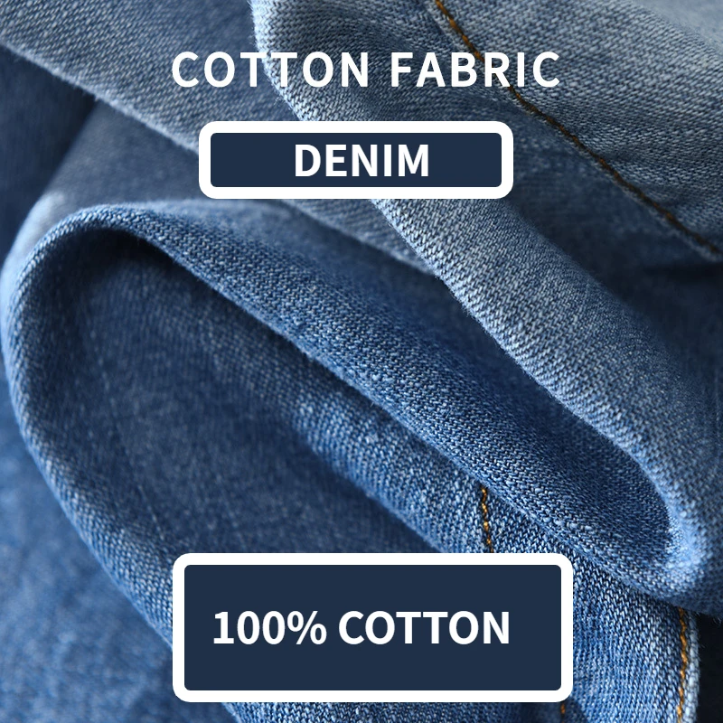Spring Retro Denim Shirts Men Casual Cotton Gradient Men Clothing C8807 denim shirt long sleeved shirt