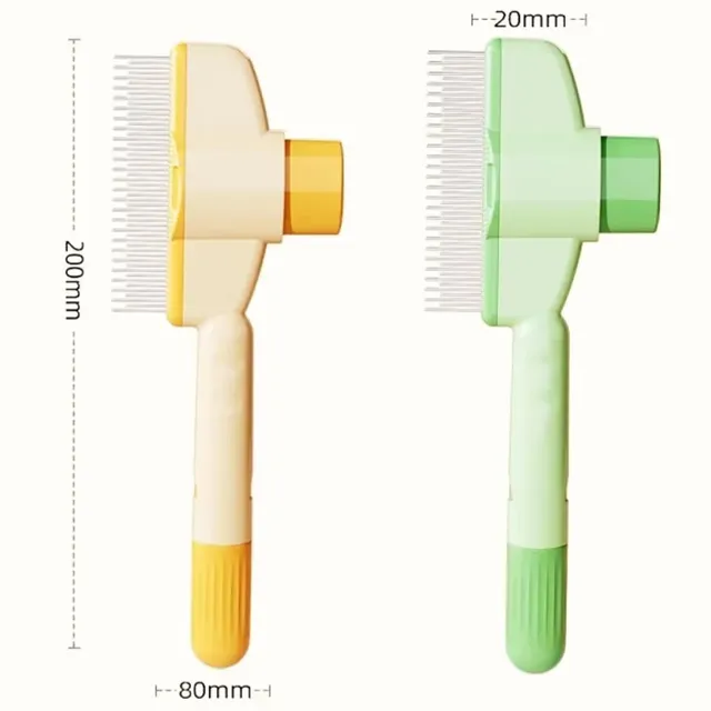 Dog Comb Pet Hair Remover One Button Dogs Brush Self-cleaning Cat Brush Massage Combs for Dog Grooming Brushes for Pet Products 5