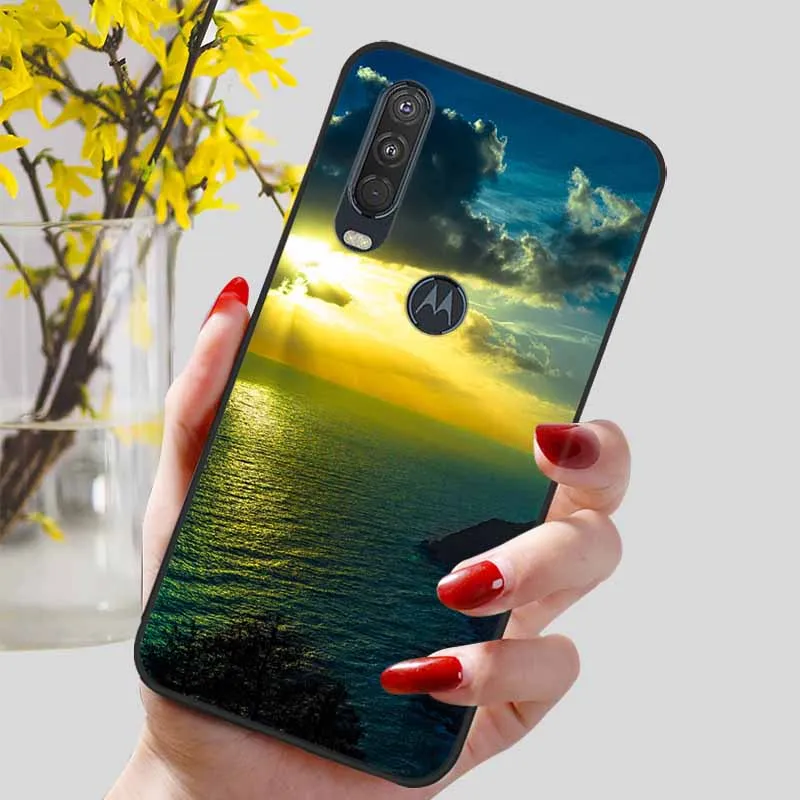 Landscape Printed Shockproof Silicone TPU Soft Cover Protector and Bumper Case