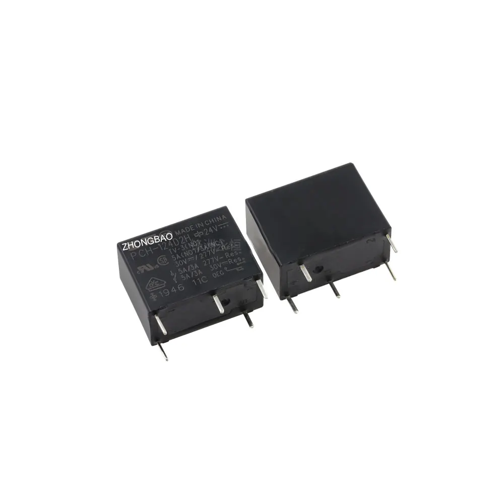 

5PCS/lot Relay PCH-105D2H PCH-112D2H PCH-124D2H Set Of Conversions 5PIN 3A 227VAC