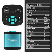 YIZHAN 48MP 4K Microscope à souder électronique FULL HD 1080P HDMI caméra logiciel USB 1-150x support d'objectif expédition depuis l'Europe 4