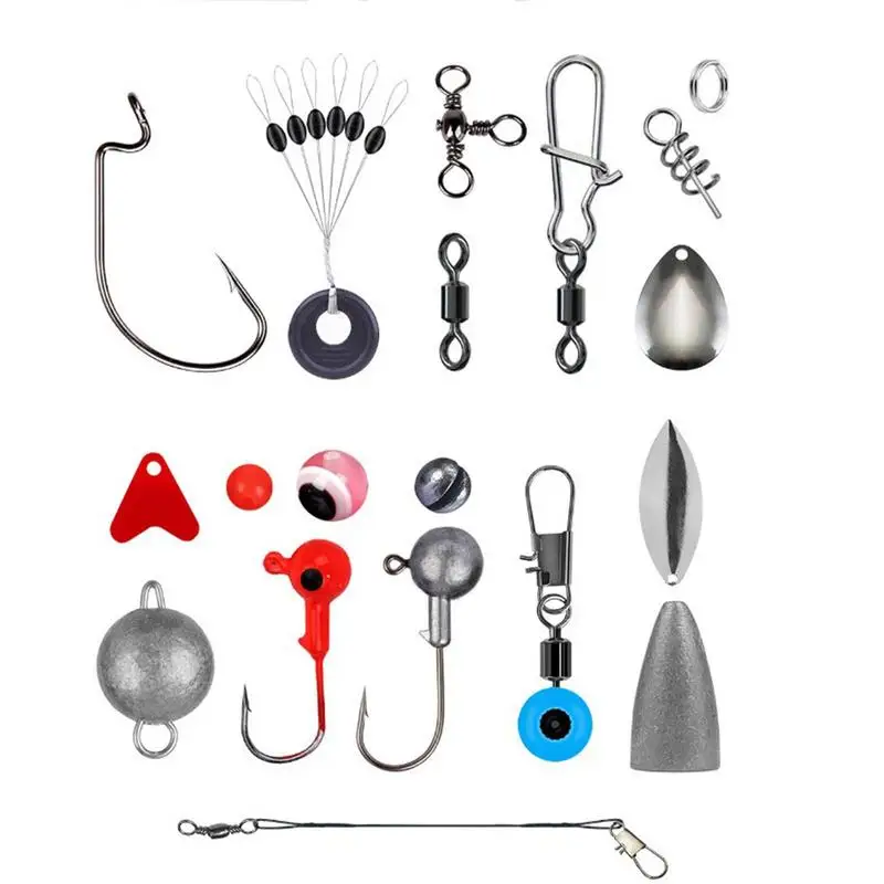 Fishing Accessories Kit Fishing Tackle Kit With Tackle Box Lure Angler Fishing  Starter Kit For Freshwater Saltwater 