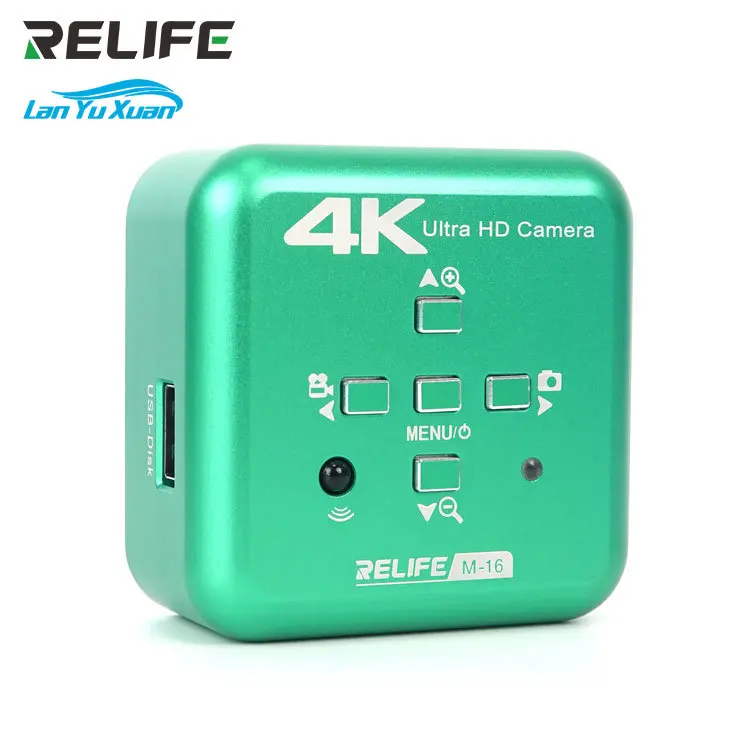 

Relife M-16 4K Camera 30 Frame Output Microscope Camera High-definition Electronic Camera Dedicated Trinocular Microscopes