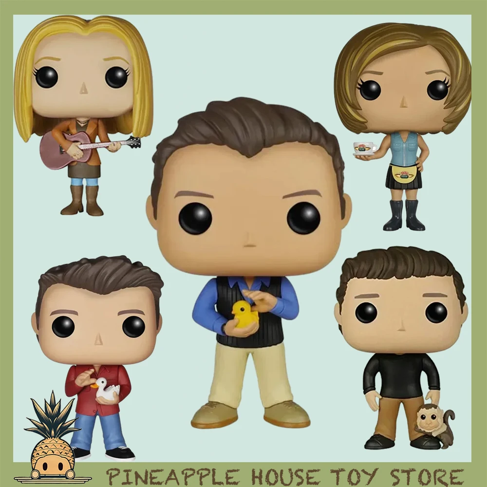 Friends Chandler Bing Anime Figure Rachel Green Monica Gelle Figure Kawaii Friends Chandler Bing Mini Figurine Regali Di Natale