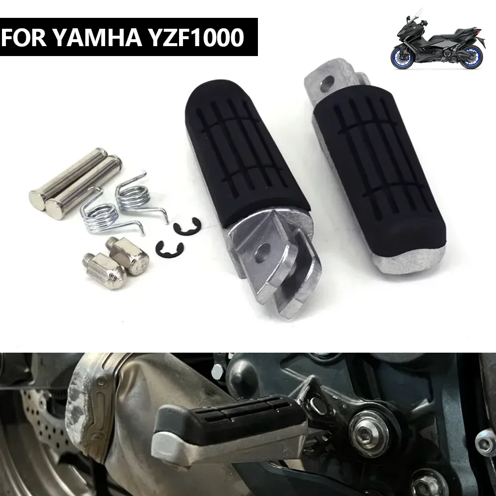 For Yamaha YZF 1000 FJR1300 FZ1 FZ6 FZ6R FZR600 FZS600 XJ600 TDM 900 MT03 Foot Rest Footrest Footboards Front Pedal Rear Pedal