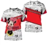 2024 Disney Minnie Mouse Disney Cartoon Comic 3D Printed Design Men Women Street Casual Couple Top T-shirt 3