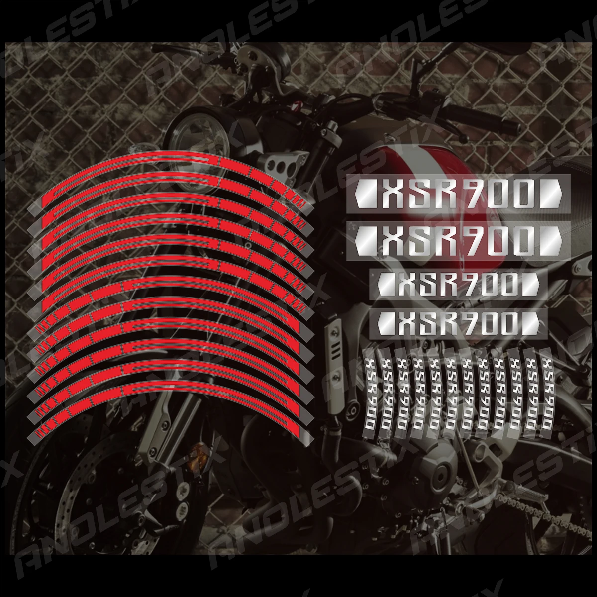 AnoleStix ݻ   ƼĿ  Į  Ʈ , ߸ XSR 900 XSR900 
